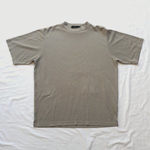 Bugatchi Uomo modal rayon poly blend pale olive green ribbed over…